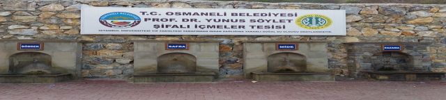 Bilecik 10 Osmaneli Belediyesi İçmeler Tesisi