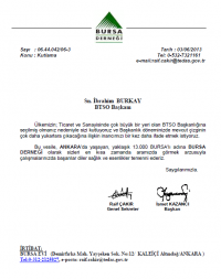 bursaticaret sanayi odasi kutlama