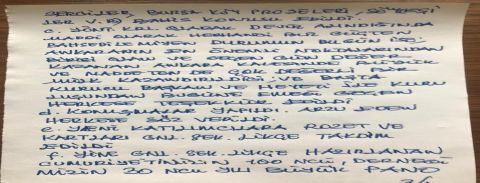 Kutlama Yemeği Başkanın Bilgi Notu  S 3