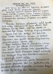 Başkan İsmet Kazancı Bilgi Notu